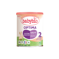 Babybio Optima 2 Pokračovací kojenecké bio mléko s probiotiky a prebiotiky 400 g