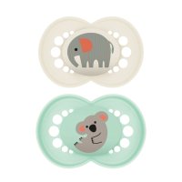 MAM Dudlík Original 6m+ 2 ks slon/koala