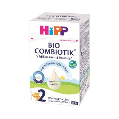 HiPP 2 Combiotik kojenecké mléko BIO 600g