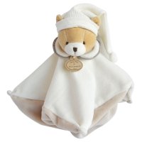 Doudou et Compagnie Paris Dárková sada Plyšový muchláček šedý Medvídek 25 cm