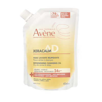 AVENE XeraCalm A.D relipidační mycí olej náplň 400 ml