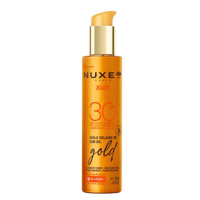 Nuxe Sun Zlatavý opalovací olej na tvář a tělo SPF30 150 ml