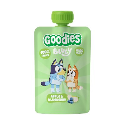 Goodies Bluey ovocná kapsička jablko borůvka 100g