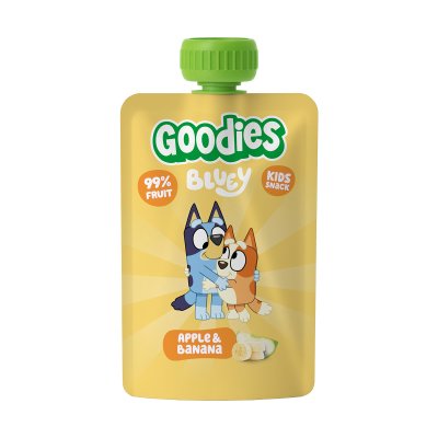 Goodies Bluey ovocná kapsička jablko banán 100g