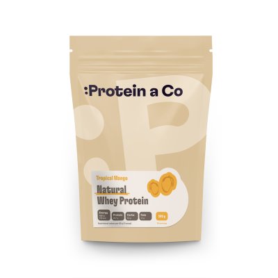 Protein a Co Protein Natural whey prémiový bez chemie 500 g Tropical mango