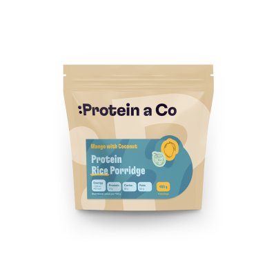 Protein a Co Proteinová rýžová kaše 480 g Mango – kokos