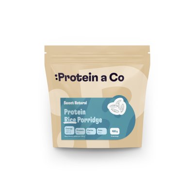 Protein a Co Proteinová rýžová kaše 480 g Sweet natural