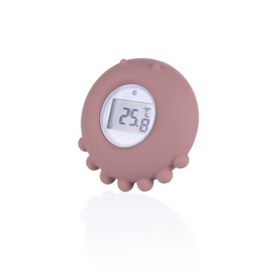 Zopa Silikonový digitální teploměr 2v1, Old Pink 2