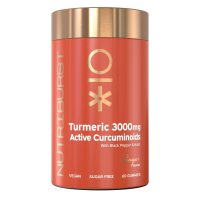 Nutriburst Premium Turmeric 3000 mg gummies s kurkuminem a antioxidanty 60 ks zázvor