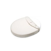 Petite&Mars Napínací prostěradlo nepromokavé Soft Dream Oval 84 x 50 White