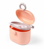 Babyono Přenosný dávkovač sušeného mléka - růžový