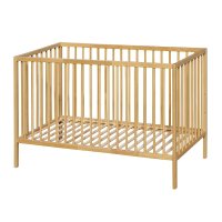 Petite&Mars Postýlka dřevěná Nela Beech Wood 120x60 cm
