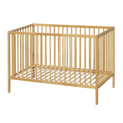 Petite&Mars Postýlka dřevěná Nela Beech Wood 120x60 cm