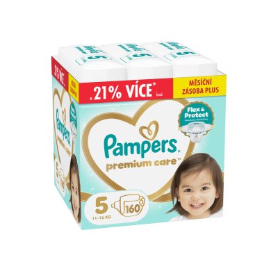 Pampers Premium Care 5 plenky 11-16kg 160ks