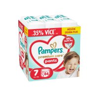 Pampers Premium Care Pants vel. 7 15+ kg plenkové kalhotky 84 ks