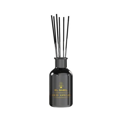 El Nabil Aroma difuzér s tyčinkami - Oriental Collection - OUD ASWAD -  125ml