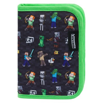 Baagl Školní penál jednopatrový Minecraft