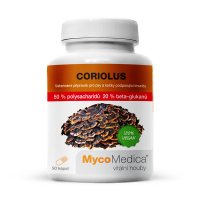 MycoMedica Coriolus 50% pro kočky a psy 90 kapslí
