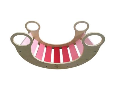 2Kids Toys Montessori houpačka, dětská - růžová