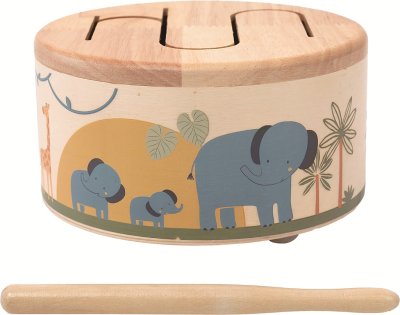 2Kids Toys Dřevěný bubínek Safari