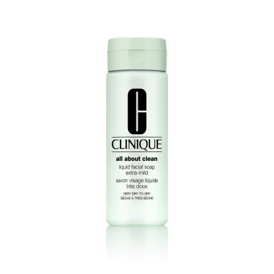 CLINIQUE All About Clean Liquid Facial Soap Extra Mild pleťové mýdlo 200 ml