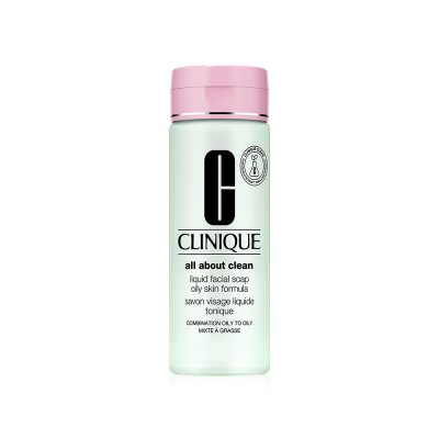 CLINIQUE All About Clean Liquid Facial Soap Extra Strength pleťové mýdlo 200 ml