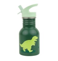 A Little Lovely Company nerezová jednostěnná láhev na pití, 350 ml - dinosaurus