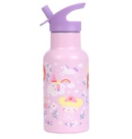 A Little Lovely Company nerezová láhev na pití, 350 ml - princezny