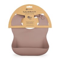 Petite&Mars Bryndák silikonový Take&Match Velvet Latte 6m+ 1 ks