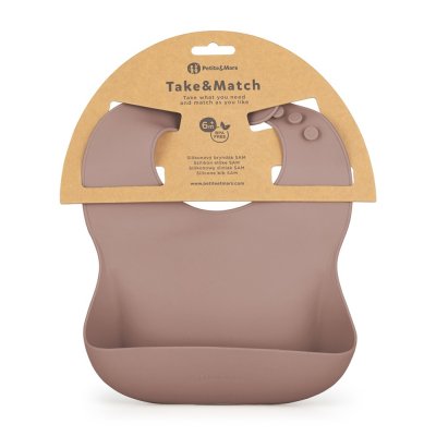 Petite&Mars Bryndák silikonový Take&Match Velvet Latte 6m+ 1 ks