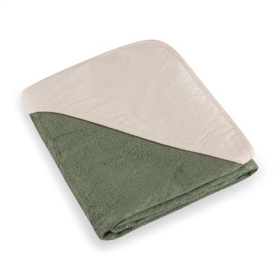 Petite&Mars Osuška bambusová s kapucí Loulou Botanic Tones 1 ks