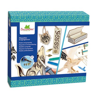 Sycomore Lovely box - Pyrografie - keltské ornamenty