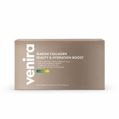 Venira beauty hydratační kolagenový drink mořský kolagen okurka a yuzu 30x6,5 g