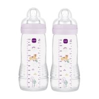 MAM Láhev Baby Bottle 330 ml 2 ks fialová