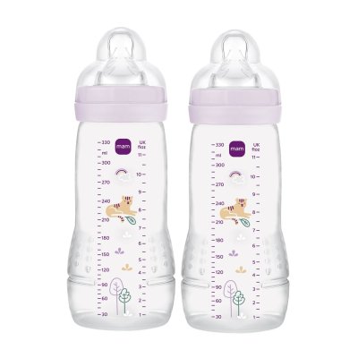 MAM Láhev Baby Bottle 330 ml 2 ks fialová