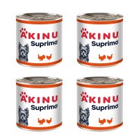 Akinu SUPRIMO Mleté s krůtím konzerva pro psy 400 g MTP 4 ks