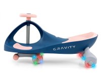Milly Mally Gravitační vozítko GRAVITY se svítícími LED koly – modrá, růžová