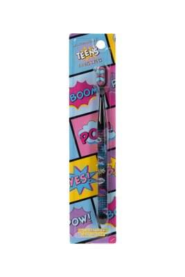 Montcarotte Teens Toothbrush Black zubní kartáček 1 ks