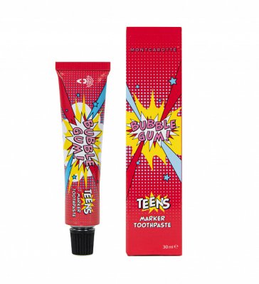 Montcarotte Teens Marker Bubble Boom zubní pasta 30 ml