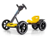 Milly Mally Elektrický gokart BOLT s dálkovým ovládáním, LED, Bluetooth, žlutá