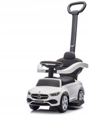Milly Mally Dětské odrážedlo Mercedes C-Class s vodicí tyčí - bílé