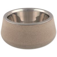 Dog Fantasy Miska nerez EcoStyle béžová 17cm, 850ml