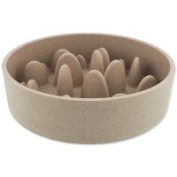 Dog Fantasy Miska proti hltání EcoStyle béžová 21cm, 1350ml