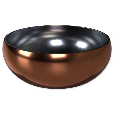 Dog Fantasy Miska s dvojitou stěnou rosegold 18cm, 1200ml