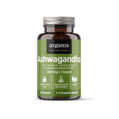 Organis Ashwagandha 300mg cps.60