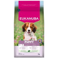 Eukanuba Krmivo Puppy Small & Medium rich in lamb 3kg