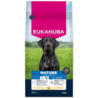 Eukanuba Krmivo Mature Large rich in fresh chicken 15kg