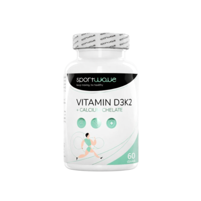 Sport Wave Vitamín D3K2+ calcium chelate - 60 kapslí
