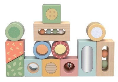 2Kids Toys Dřevěné smyslové kostky