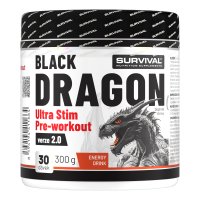 Survival Black Dragon Ultra Stim Pre-workout 300 g energy drink